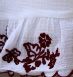 Gorgeous White Cotton Smocked Dress