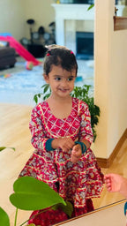 Girls ethnic tiered sharara suit 2-10Y