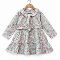 Cotton Floral Long Sleeve Frock