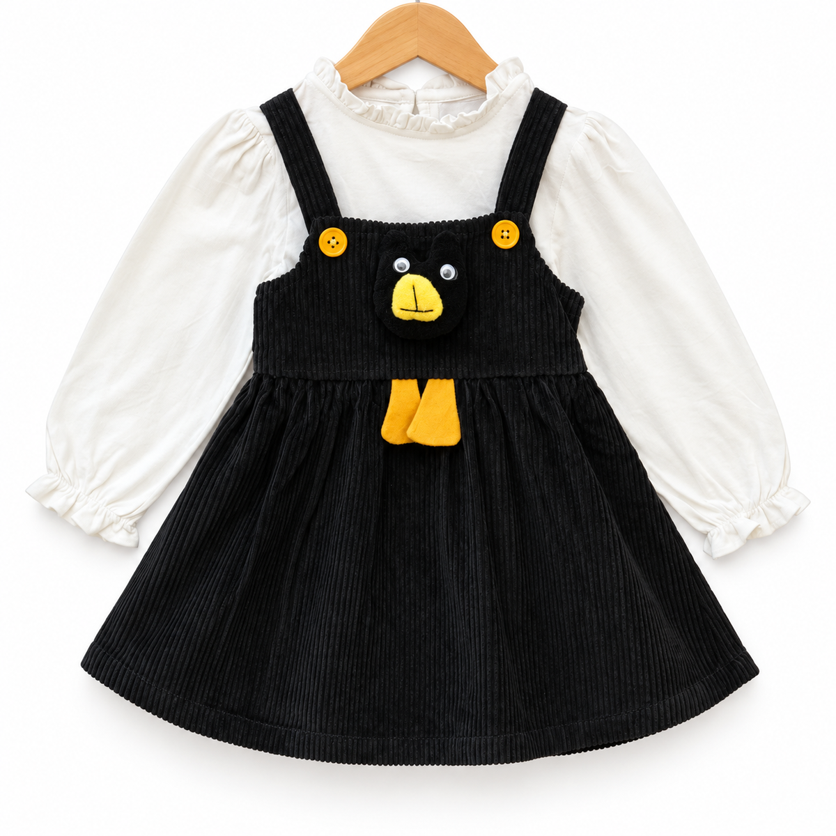 Kids mock 2-piece winter jumper dress