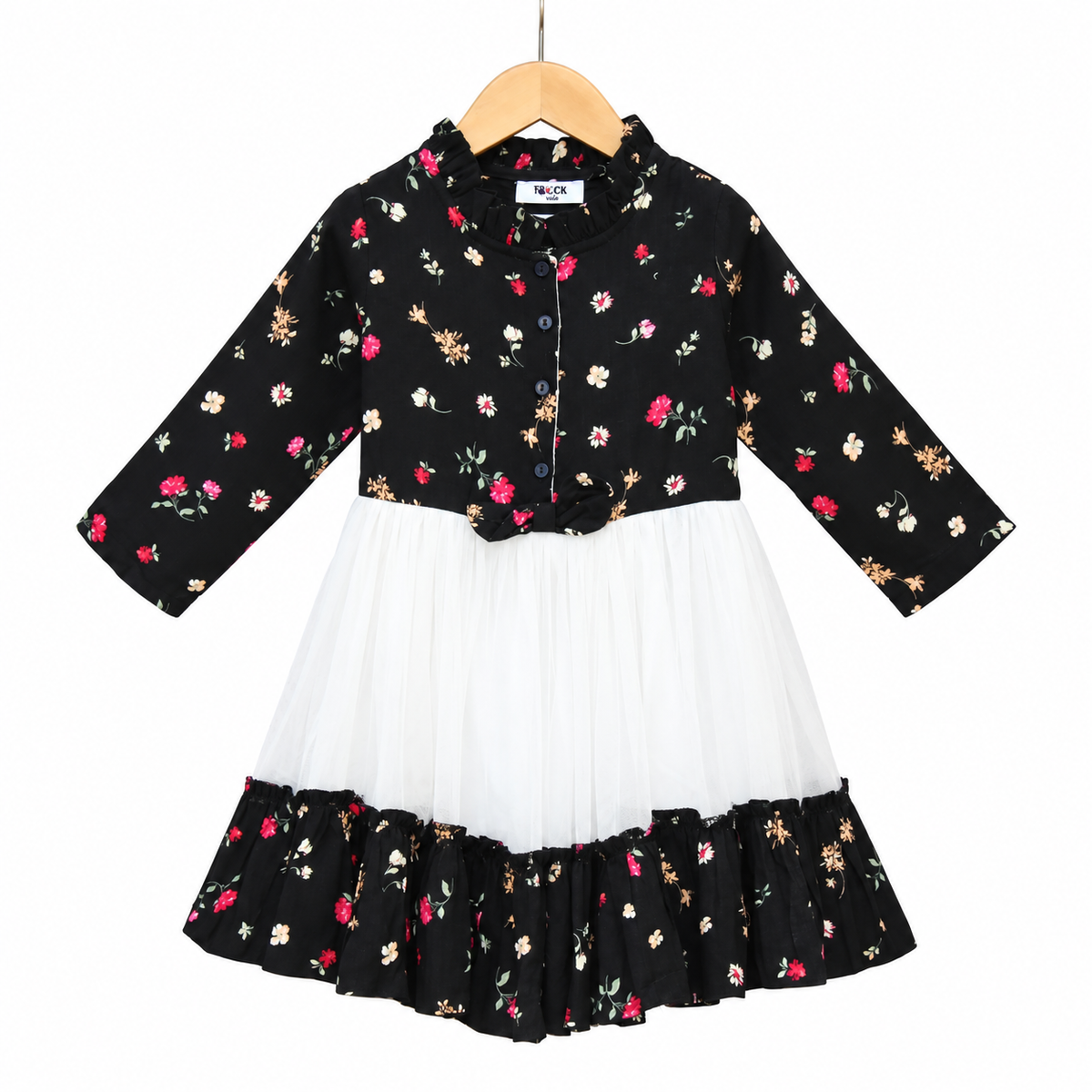 Layered net frock