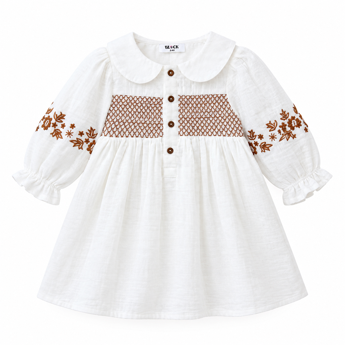 Embroidered Cotton Frock Premium Comfort