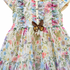 Toddler net mesh party dress